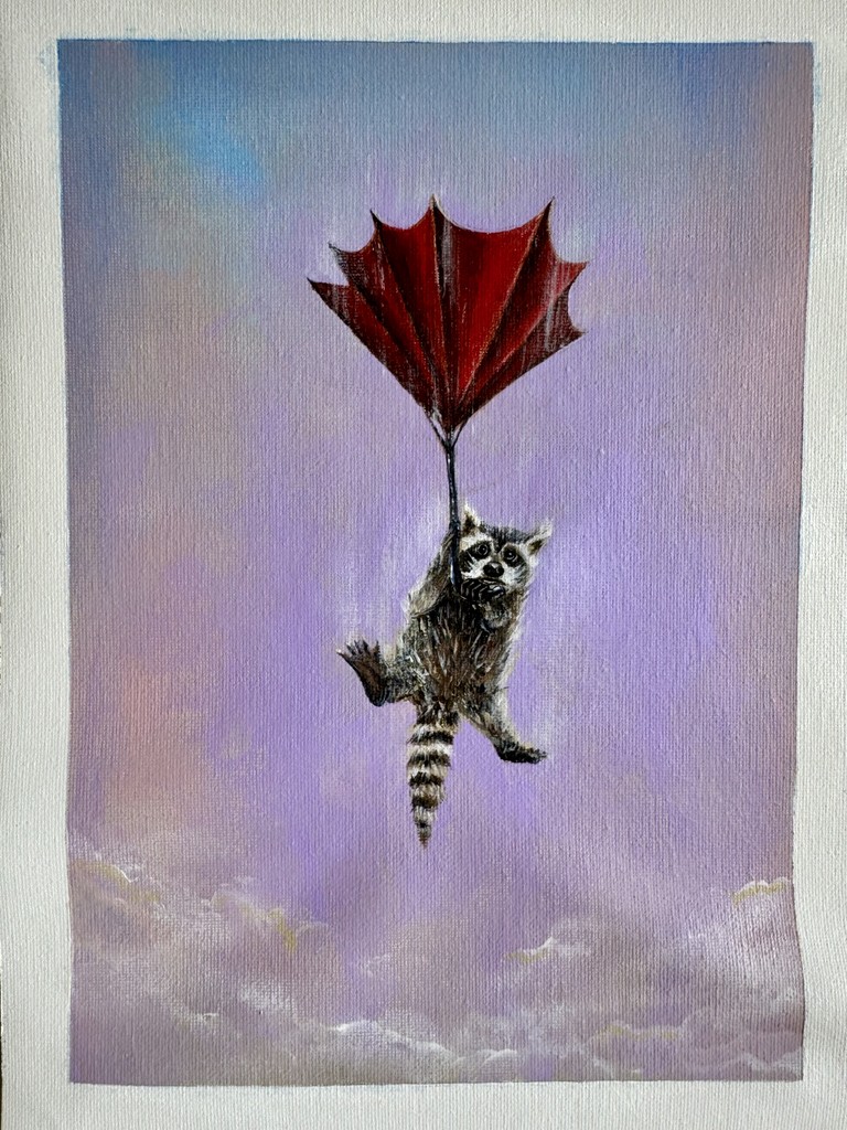 Relatable racoon